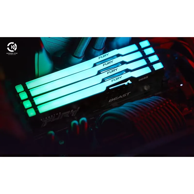 Kingston FURY White RGB 32G(2x – 64Gb Ddr5 6000Mhz Cl30 2X32Gb Desktop Bewertung und Preis